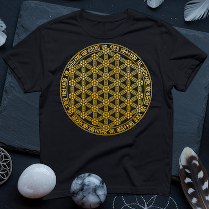 Flower Of Life Foo Lion T-Shirt