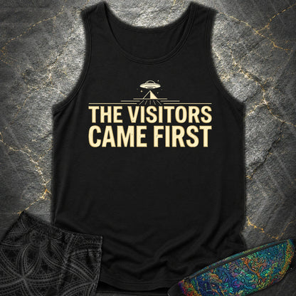 The Visittors Come First - The Visittors Come First Comfort Tank Top - Black