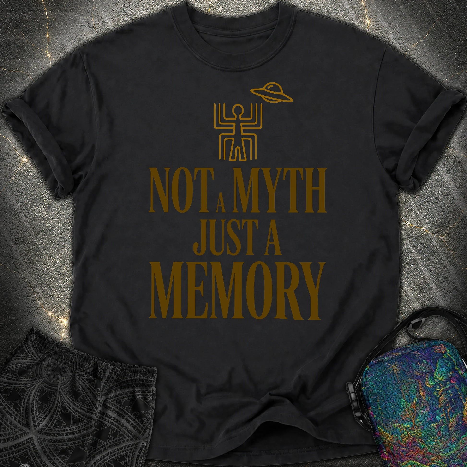 Not A Myth Ciemne - Not A Myth Ciemne Comfort T-Shirt - Black