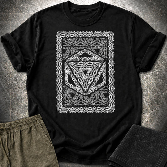 Framed Octahedron T-Shirt - Framed Octahedron T-Shirt - Black