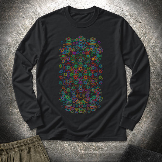 Frequency Of Color Long Sleeve Shirt showing front artwork