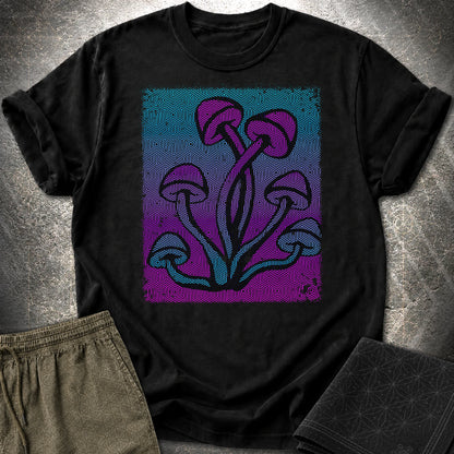 Sacred Mushrooms T-Shirt - Sacred Mushrooms T-Shirt - Black