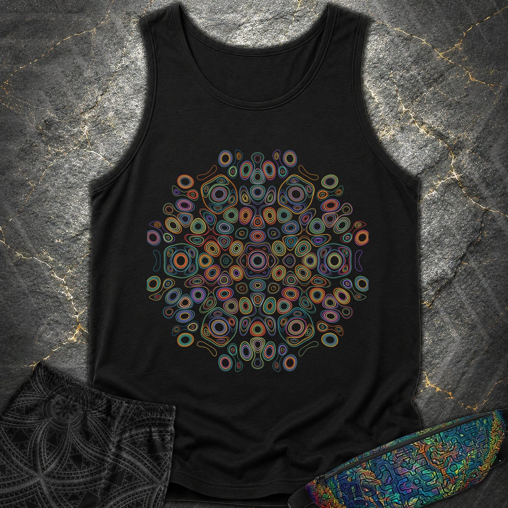 Frequency Of Color - Frequency Of Color Comfort Tank Top - Black