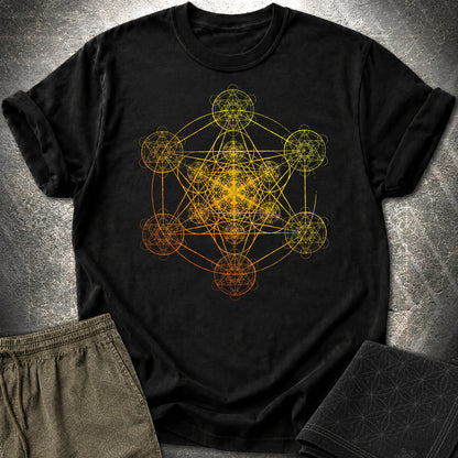 Metatron's Fractal Universe T-Shirt - Metatron's Fractal Universe T-Shirt - Black