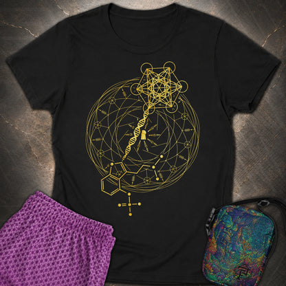 Psilocybin Key To Universe - Psilocybin Key To Universe Women’s T-shirt - Black