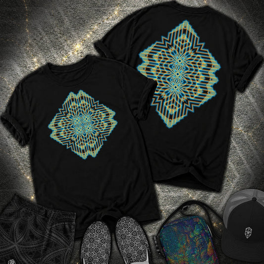 Triune Signal Temple 2 Sided Comfort T-Shirt - Triune Signal Temple 2 Sided Comfort T-Shirt - Black