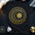 Sacred Geometry Moon Inscriptions T-Shirt