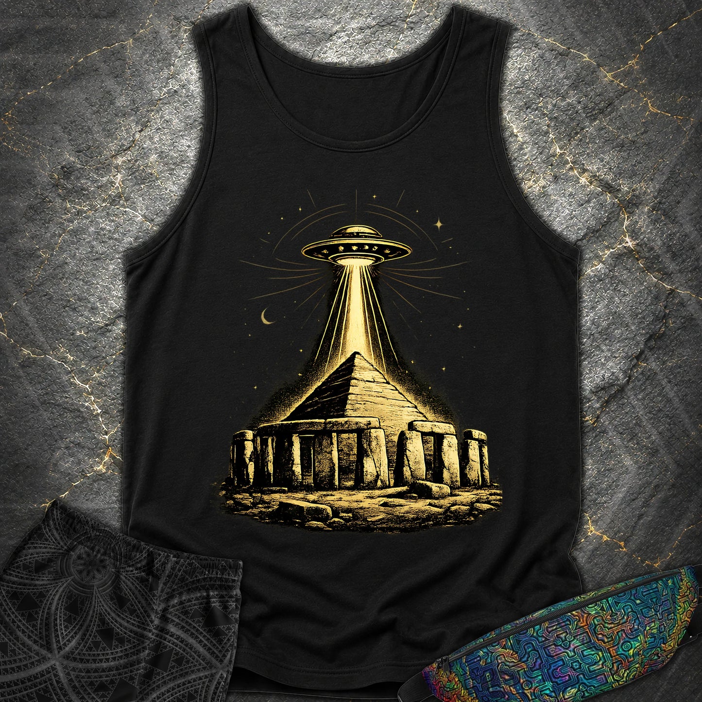Piramida Gizy I Tajemniczy Pojazd - Piramida Gizy I Tajemniczy Pojazd Comfort Tank Top - Black