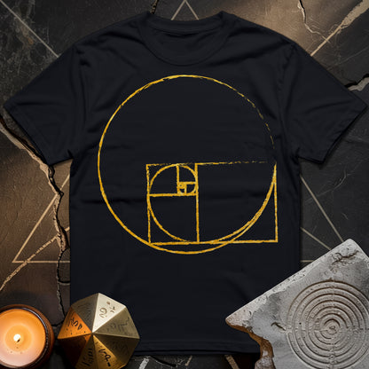 Golden Ratio Spiral Circle T-Shirt