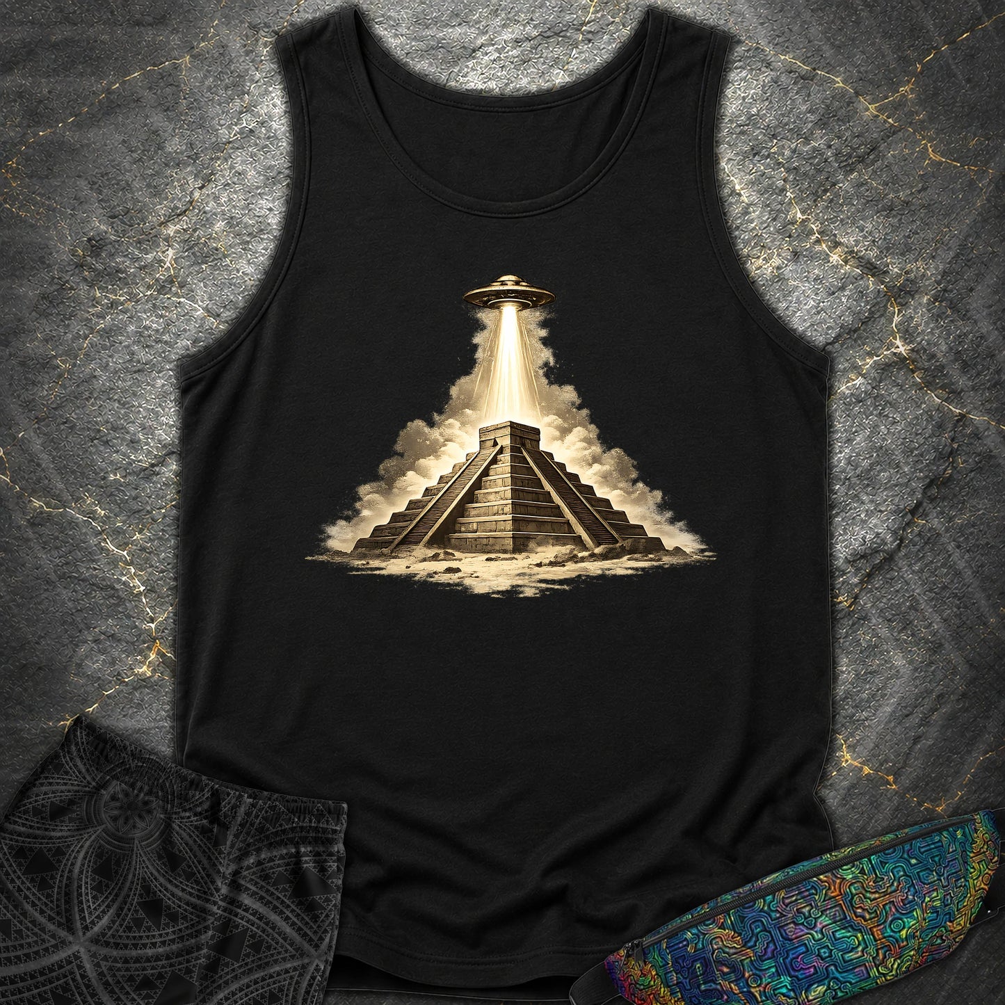 Piramida Majów - Piramida Majów Comfort Tank Top - Black