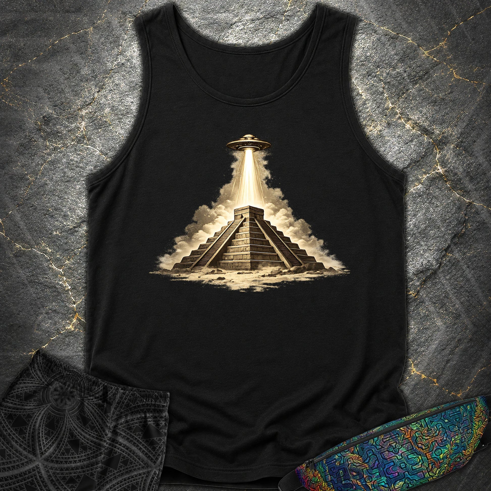Piramida Majów - Piramida Majów Comfort Tank Top - Black