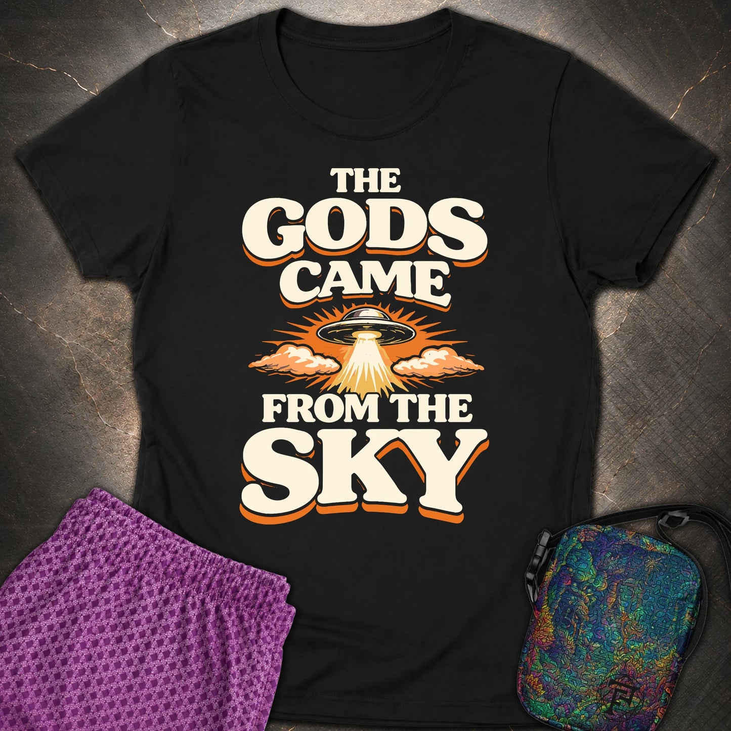 The Gods Came From Sky - The Gods Came From Sky Womens T-Shirt - Black