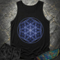 Sacred Flower Grids Comfort Tank Top