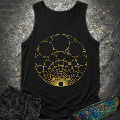 Apollonian Gasket T-Shirt - Apollonian Gasket Comfort Tank Top - Black