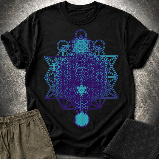 All The Sacred Geometry - All The Sacred Geometry T-Shirt - Black