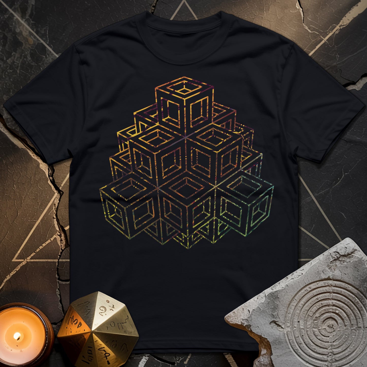 Dimensional Cubes T-Shirt