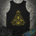 Mystic Pyramid of the Sacred Heart Comfort Tank Top