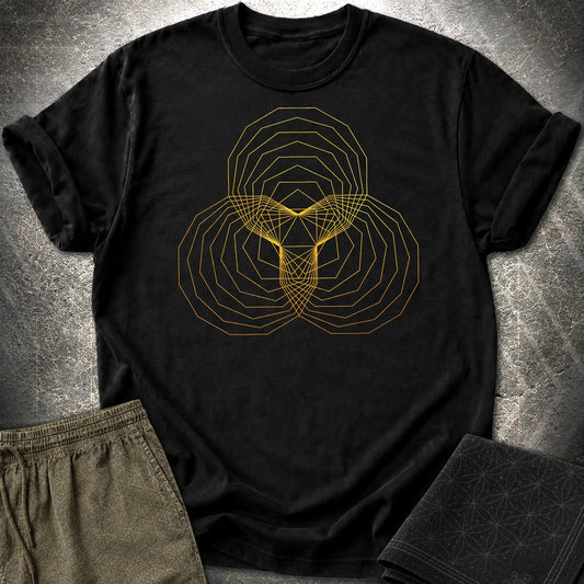 Traid Of Regular Polygons T-Shirt - Traid Of Regular Polygons T-Shirt - Black