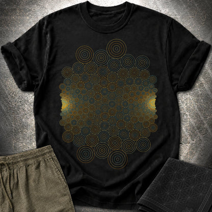 Mobius Transformation Math Geometry Optical Illusion T-Shirt - Mobius Transformation Math Geometry Optical Illusion T-Shirt - Black