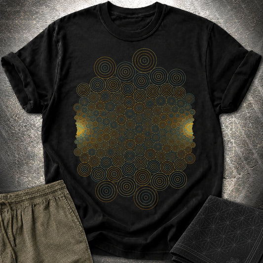 Mobius Transformation Math Geometry Optical Illusion T-Shirt - Mobius Transformation Math Geometry Optical Illusion T-Shirt - Black