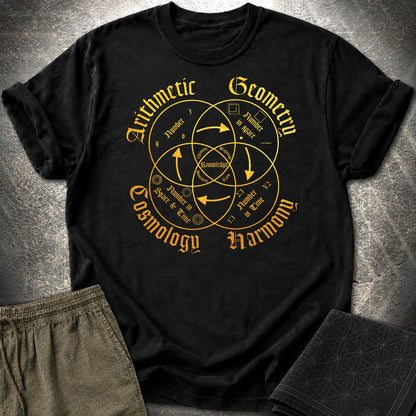 Quadrivium T-Shirt - Quadrivium T-Shirt - Black