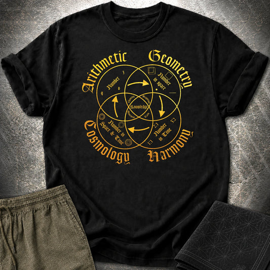 Quadrivium T-Shirt - Quadrivium T-Shirt - Black