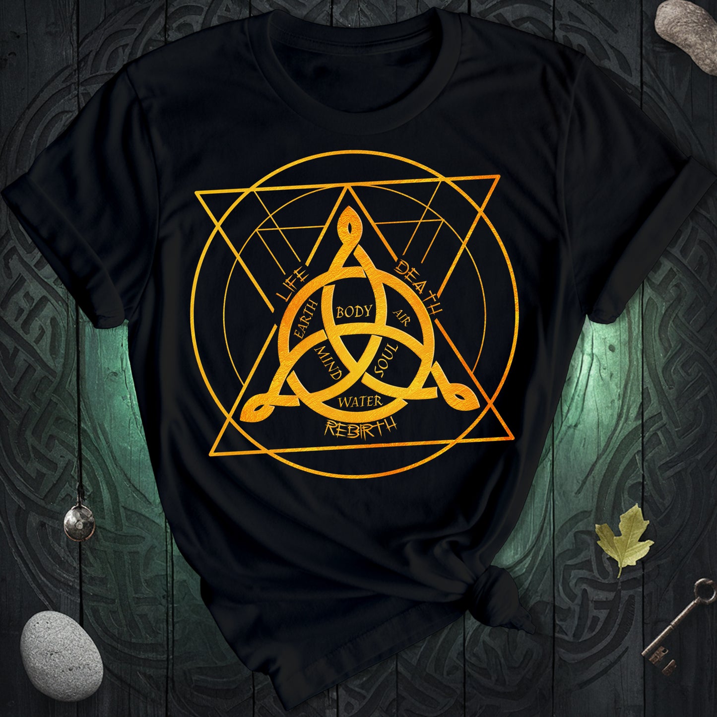 Triquetra Celtic Symbol T-Shirt