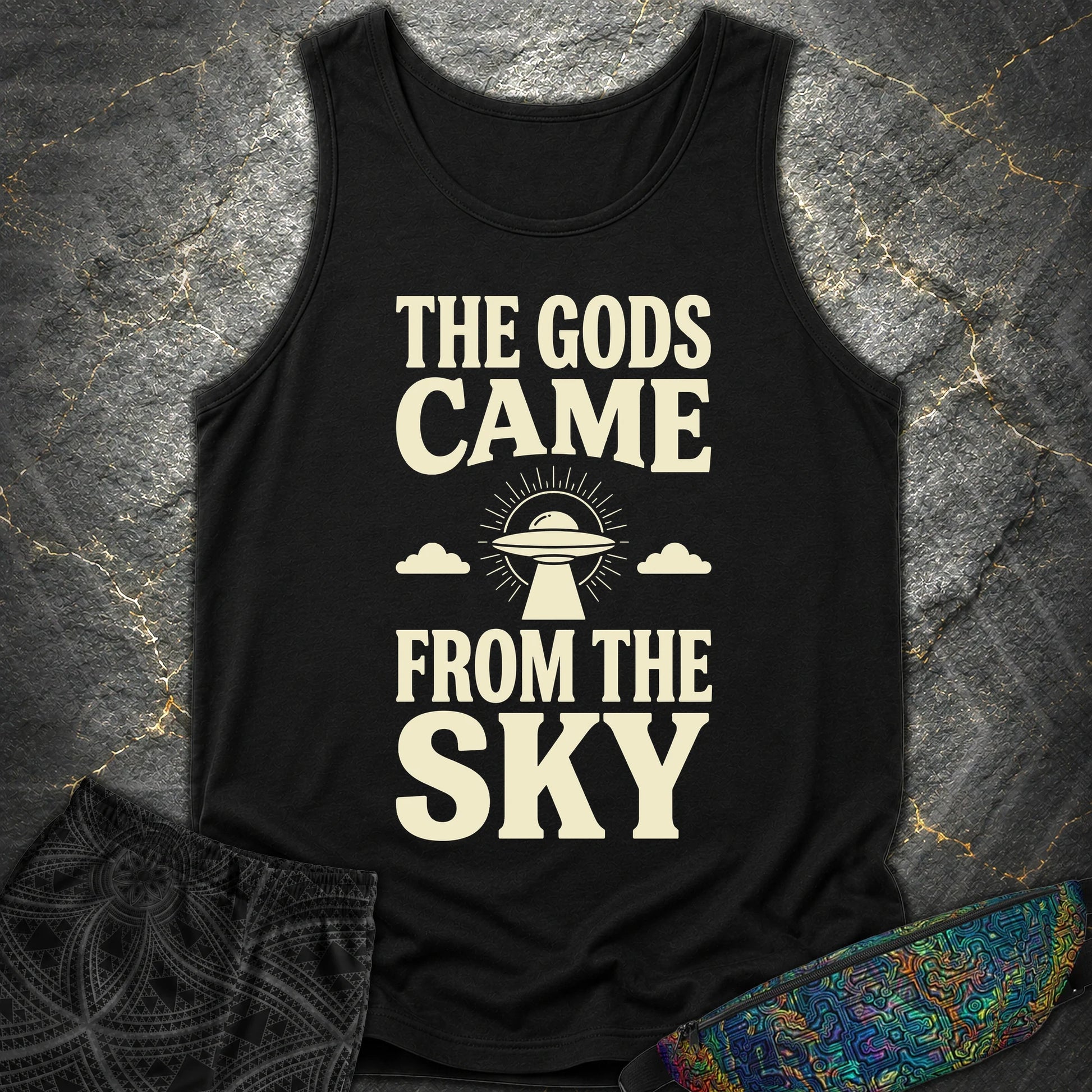 The Gods Come - The Gods Come Comfort Tank Top - Black