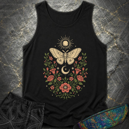 Sun Moon Moth - Sun Moon Moth Comfort Tank Top - Black