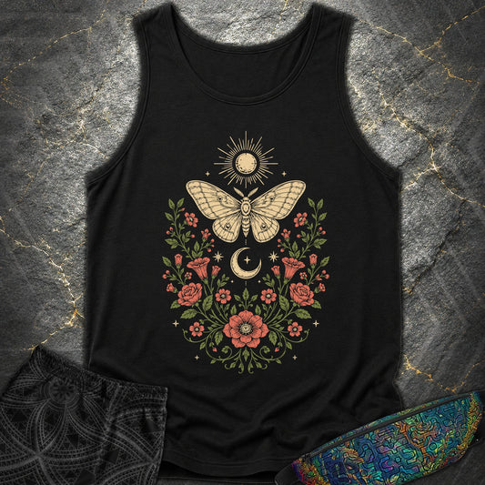 Sun Moon Moth - Sun Moon Moth Comfort Tank Top - Black