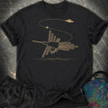 Nazca Bird and Flying Saucer Comfort T-Shirt