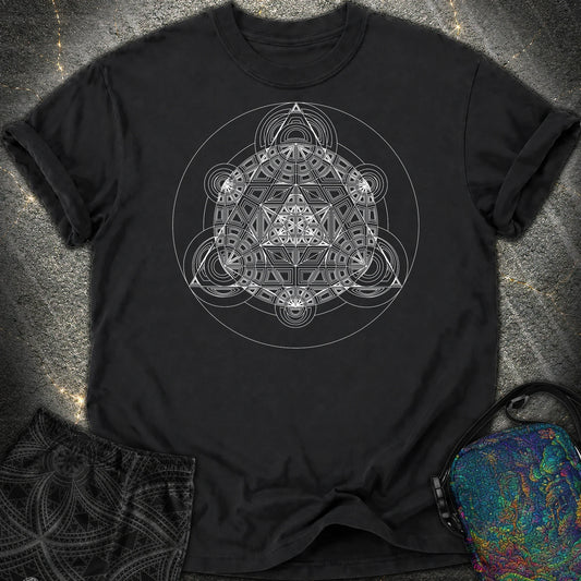 Sacred Mosaic Comfort T-Shirt - Sacred Mosaic Comfort T-Shirt - Black