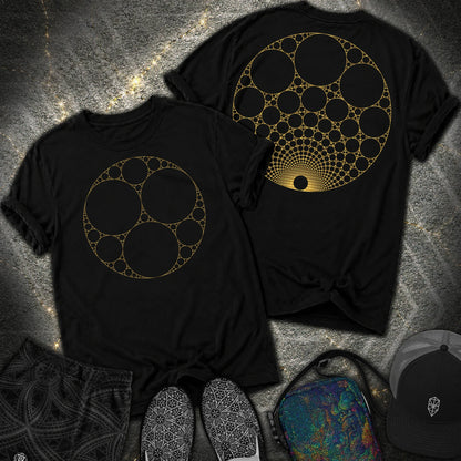 Apollonian Gasket 2 Sided T-Shirt - Apollonian Gasket 2 Sided Comfort T-Shirt - Black