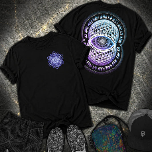 Alan Watts Universe 2 Sided Comfort T-Shirt - Alan Watts Universe 2 Sided Comfort T-Shirt - Black