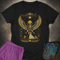 Falcon Guardian Beneath the Starship Womens T-Shirt