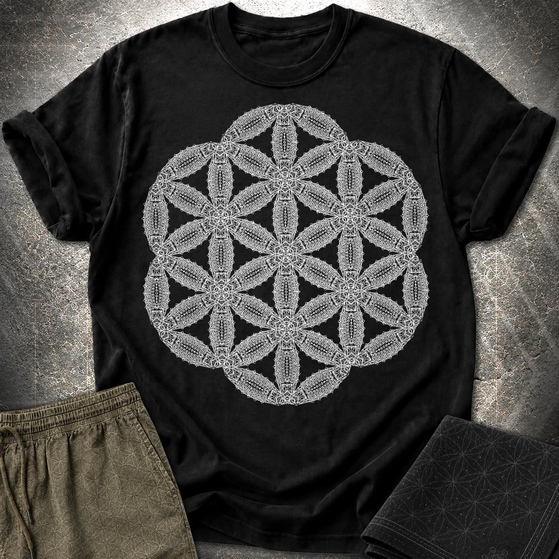 Organic Seed Of Life T-Shirt - Organic Seed Of Life T-Shirt - Black