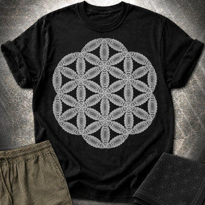 Organic Seed Of Life T-Shirt - Organic Seed Of Life T-Shirt - Black