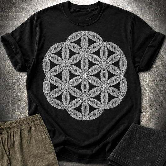 Organic Seed Of Life T-Shirt - Organic Seed Of Life T-Shirt - Black