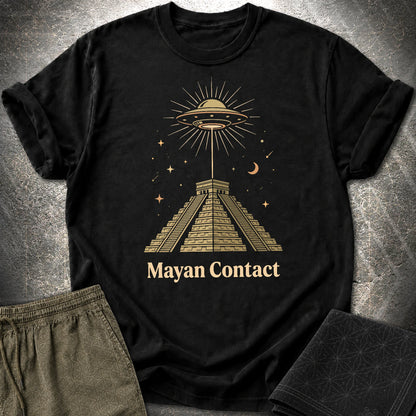 Piramida Majów I UFO 2 - Piramida Majów I UFO 2 T-Shirt - Black