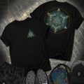 Merkaba Light Matrix Small Front 2 Sided Comfort T-Shirt