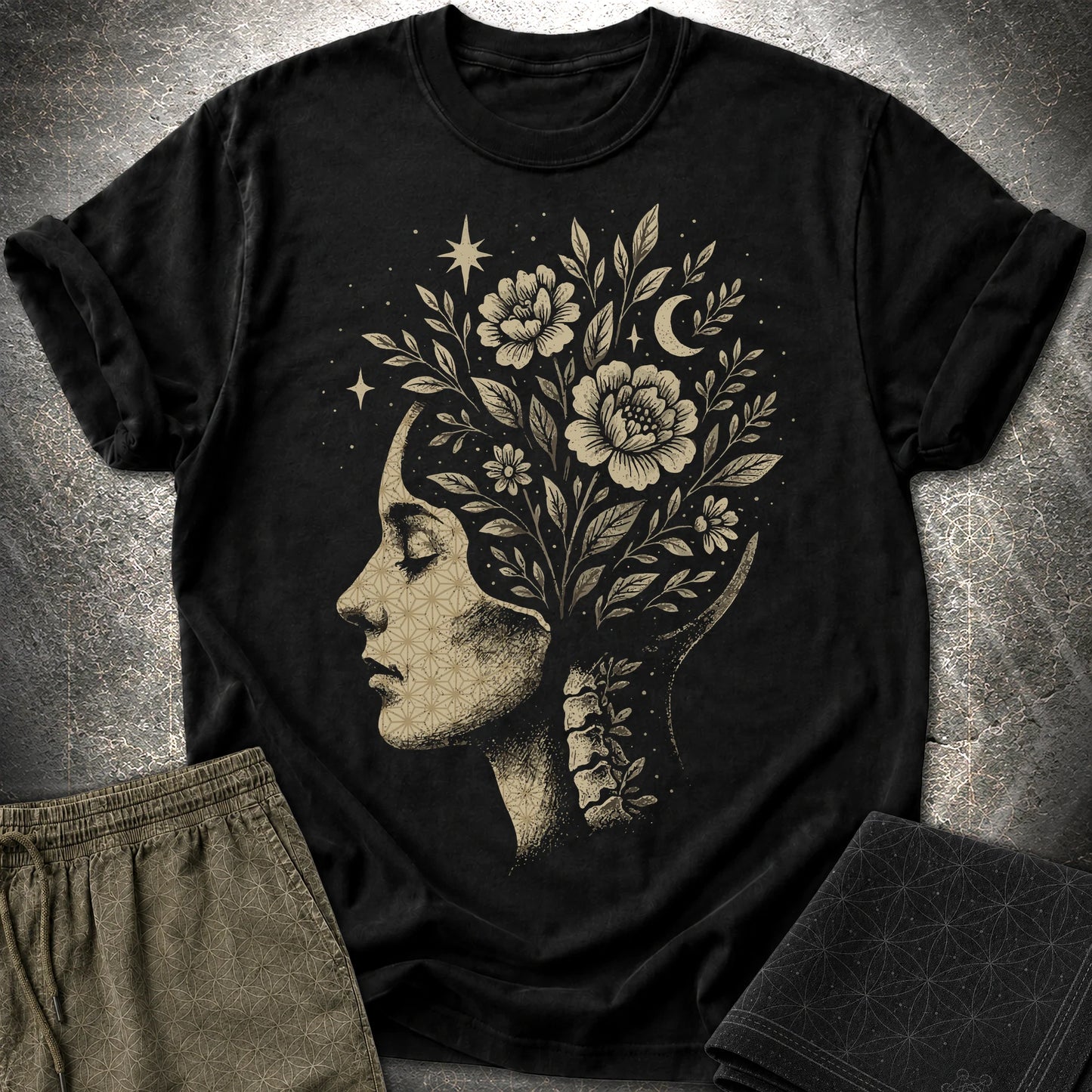 Inner Garden T-Shirt - Inner Garden T-Shirt - Black