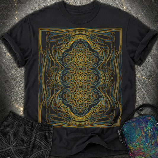 Kaleidoscopic Wave - Kaleidoscopic Wave Comfort T-Shirt - Black