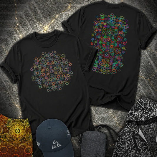 Frequency Of Color 2 Sided T-Shirt - Frequency Of Color 2 Sided T-Shirt - Black