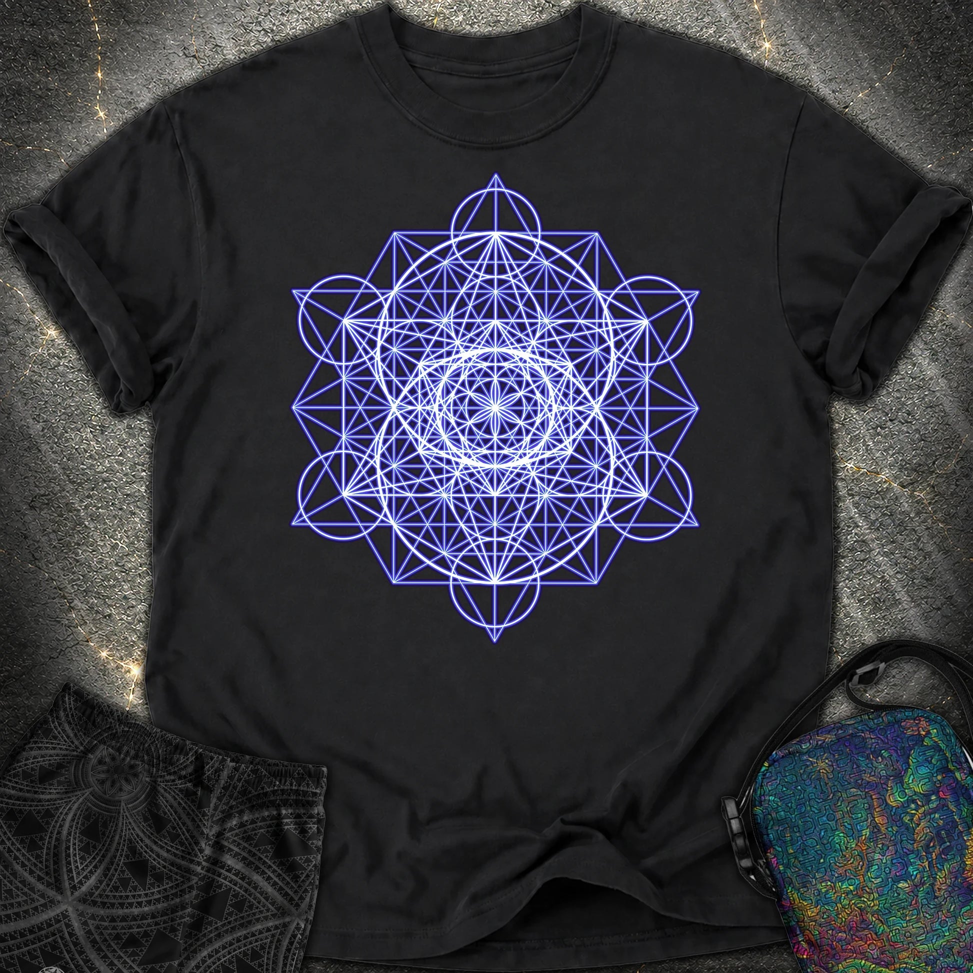 Vesica Eye Of The Universe Comfort T-Shirt - Vesica Eye Of The Universe Comfort T-Shirt - Black