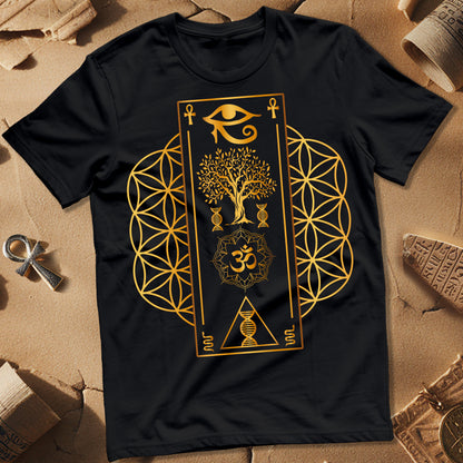 Flower Of Life Horus Egypt T-Shirt