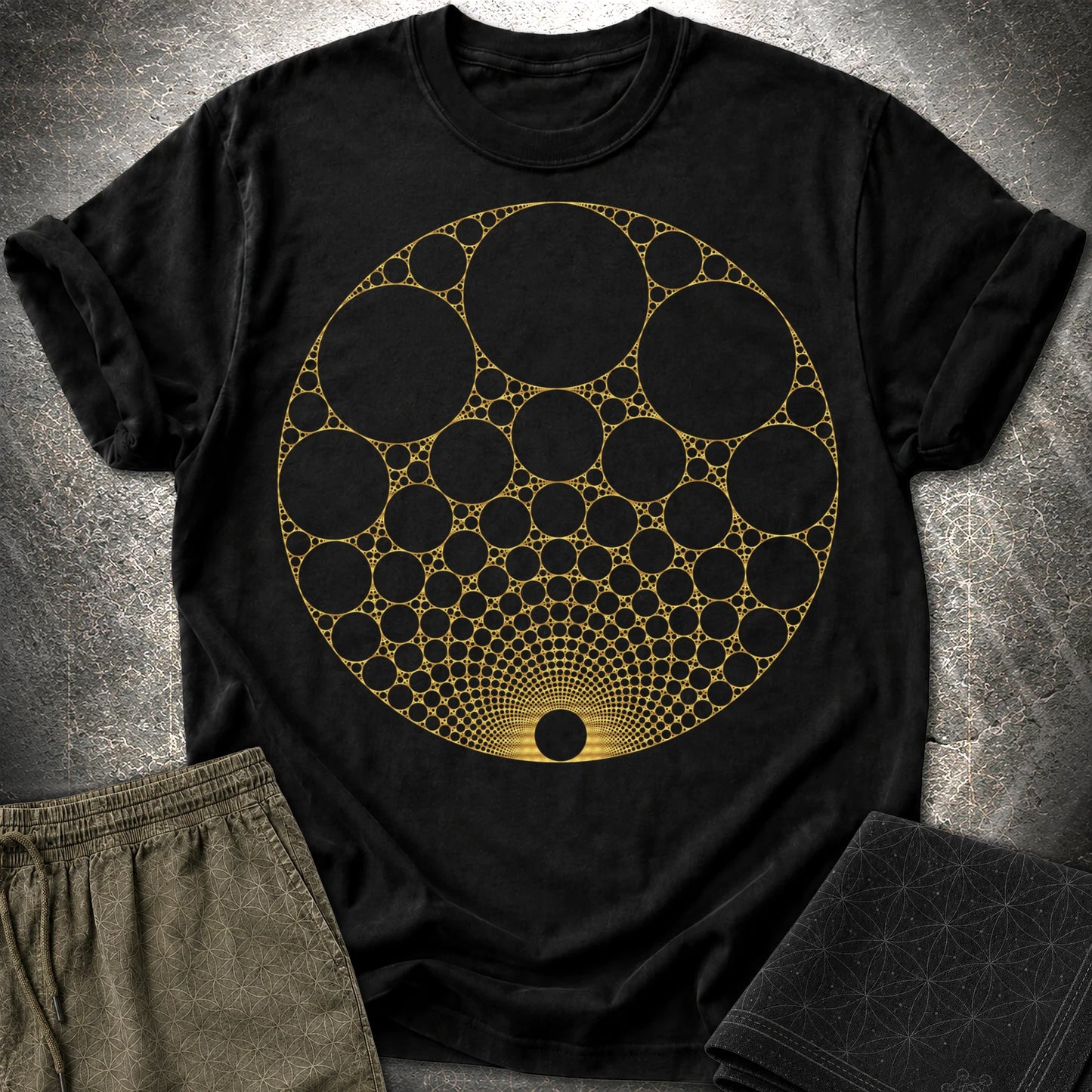 Apollonian Gasket T-Shirt - Apollonian Gasket T-Shirt - Black