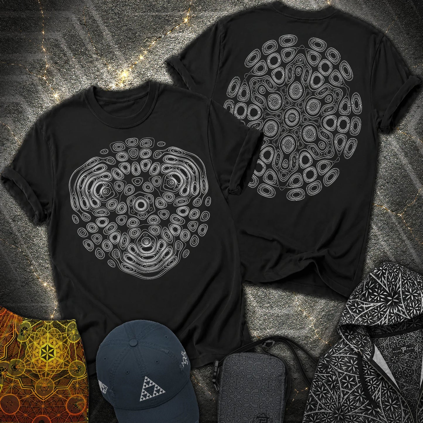 The Observers From Beyond 2 Sided T-Shirt - The Observers From Beyond 2 Sided T-Shirt - Black