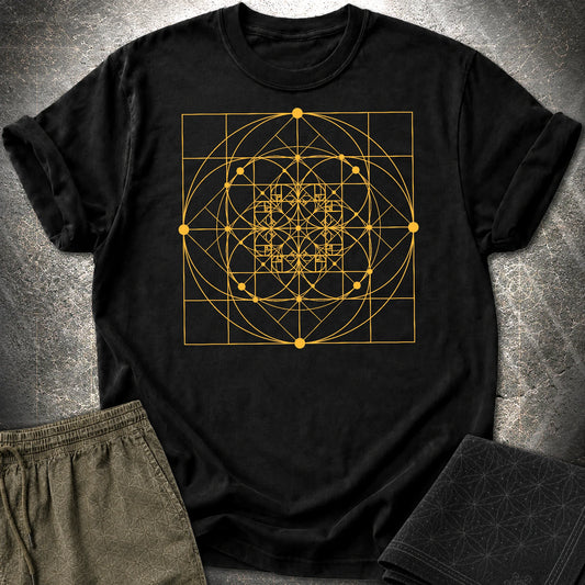 Phi Spirals T-Shirt - Phi Spirals T-Shirt - Black