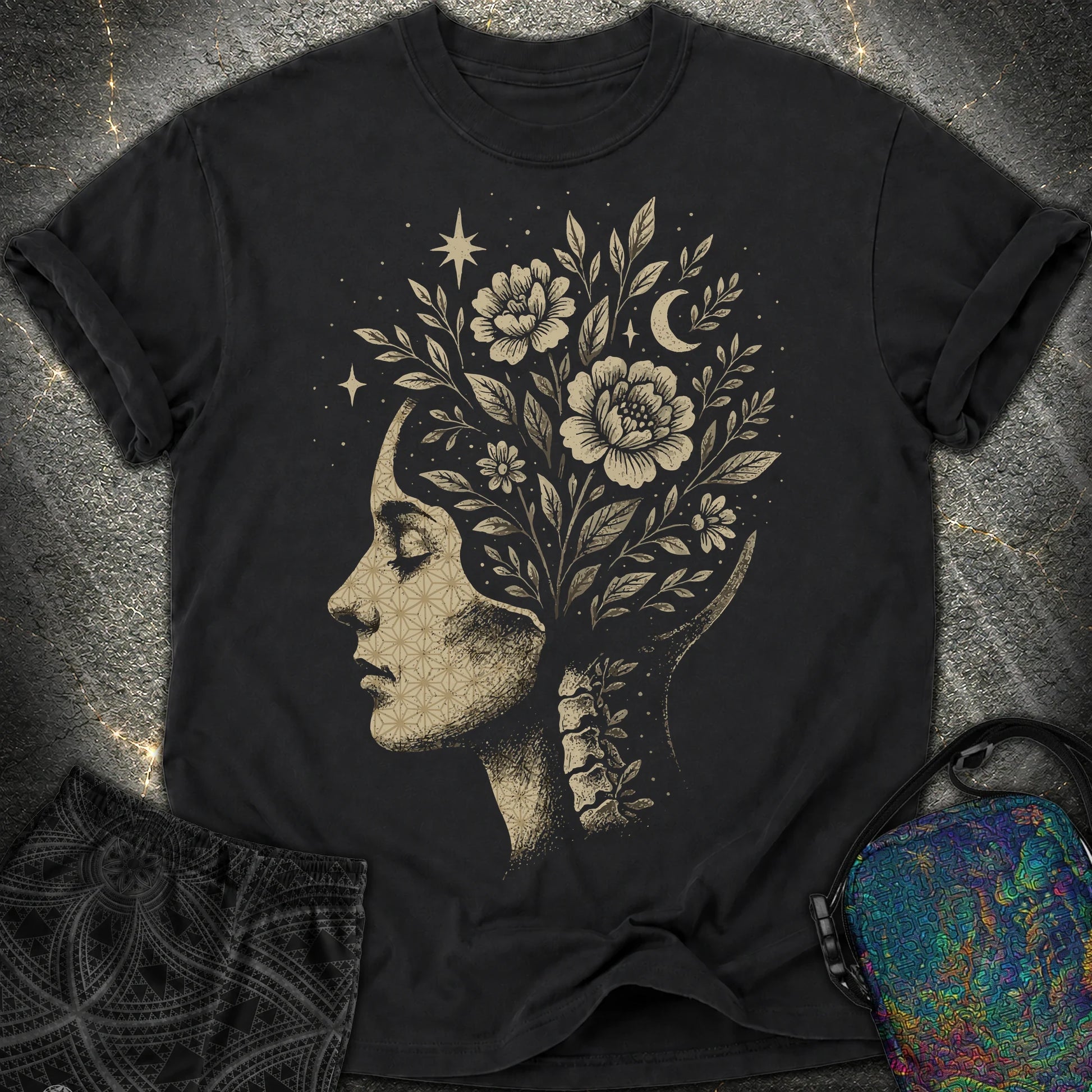 Inner Garden T-Shirt - Inner Garden Comfort T-Shirt - Black