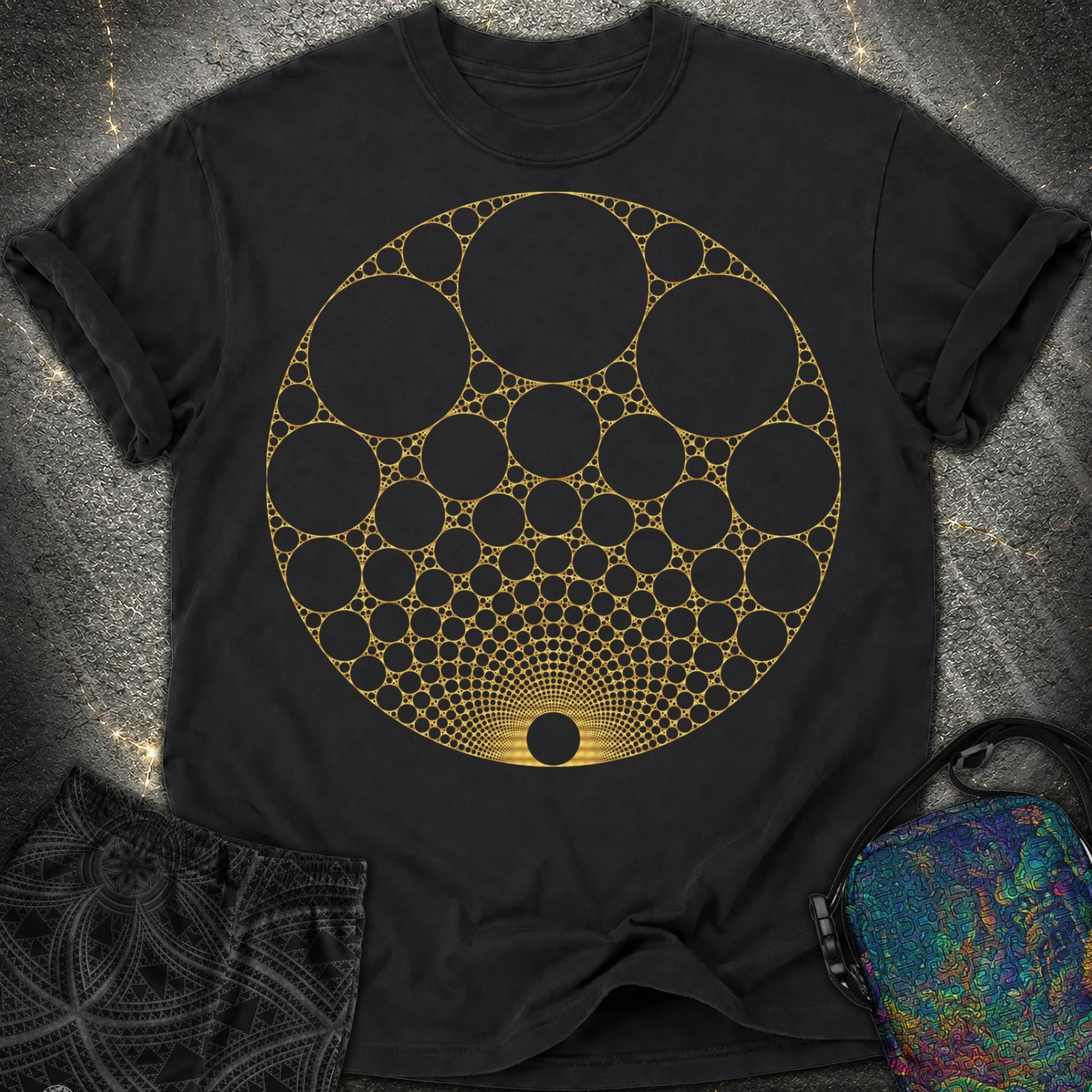 Apollonian Gasket T-Shirt - Apollonian Gasket Comfort T-Shirt - Black